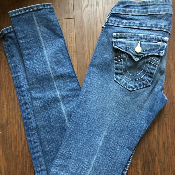 True Religion Glitz & Glam Jodie crystal jeans 25 - Picture 3 of 8